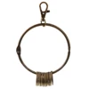 Vintage Key Rings Bronze Large Round Hoop Key Ring Organizer with Lobster Clasp for Multiple Keys Accessories ► Photo 1/6