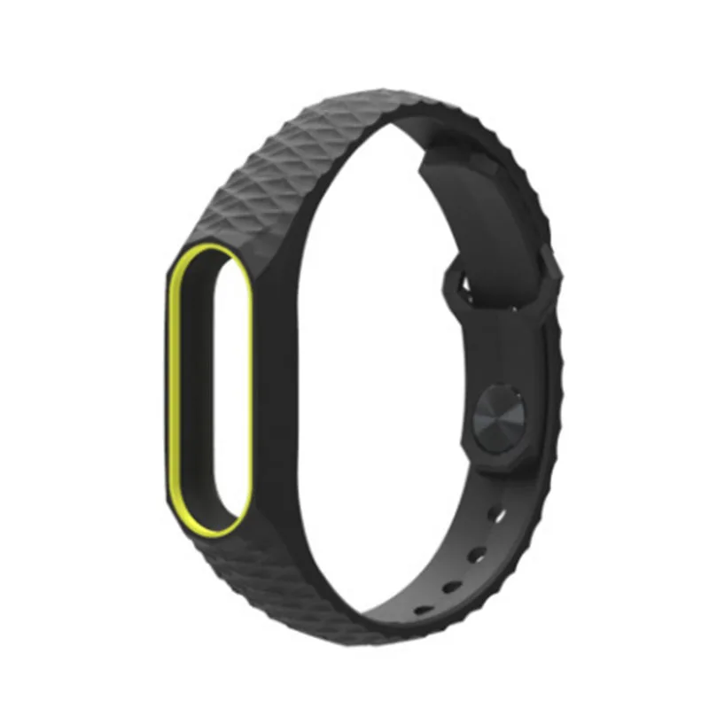 Ремешок Mjobs miband2 Двухцветный силиконовый сменный Браслет для часов xiaomi mi band 2