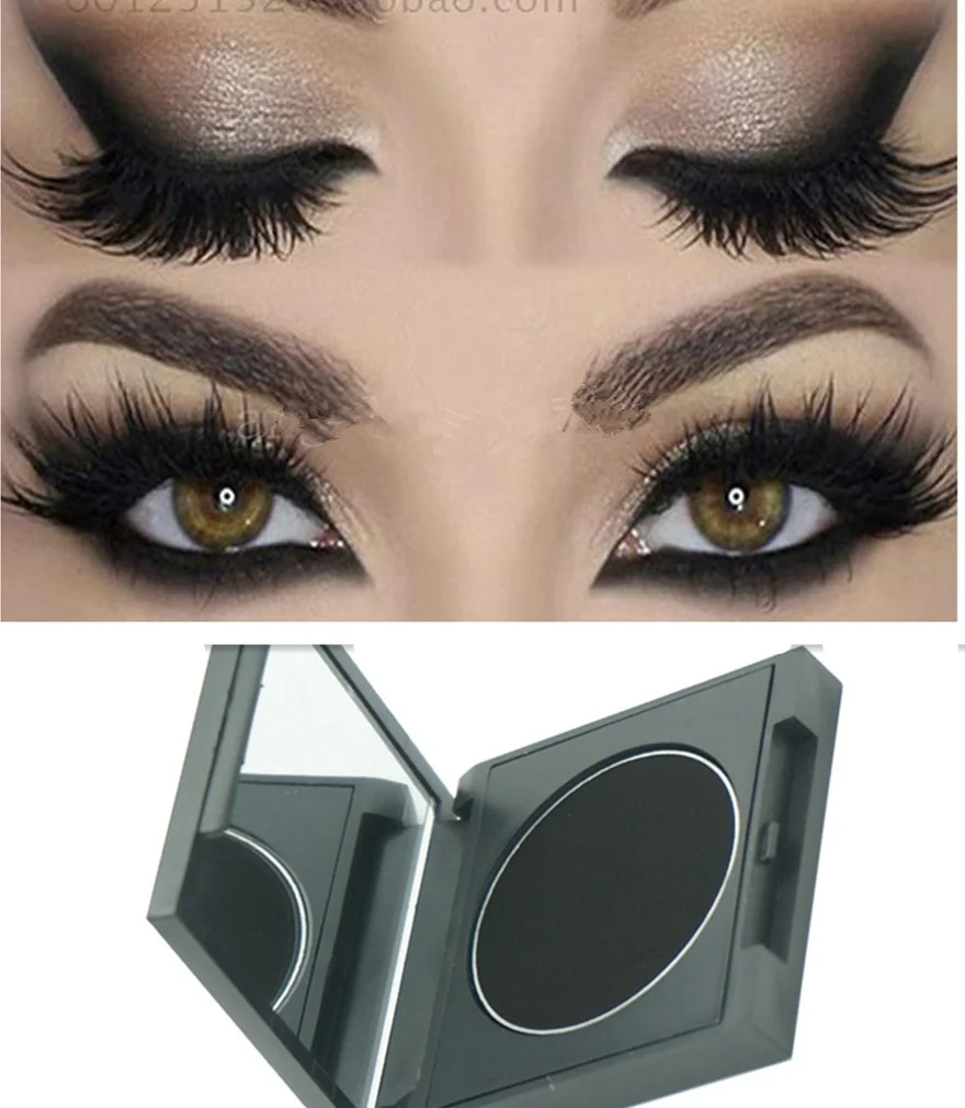 matte black eyeshadow easy to wear makeup eye shadow cosplay stage