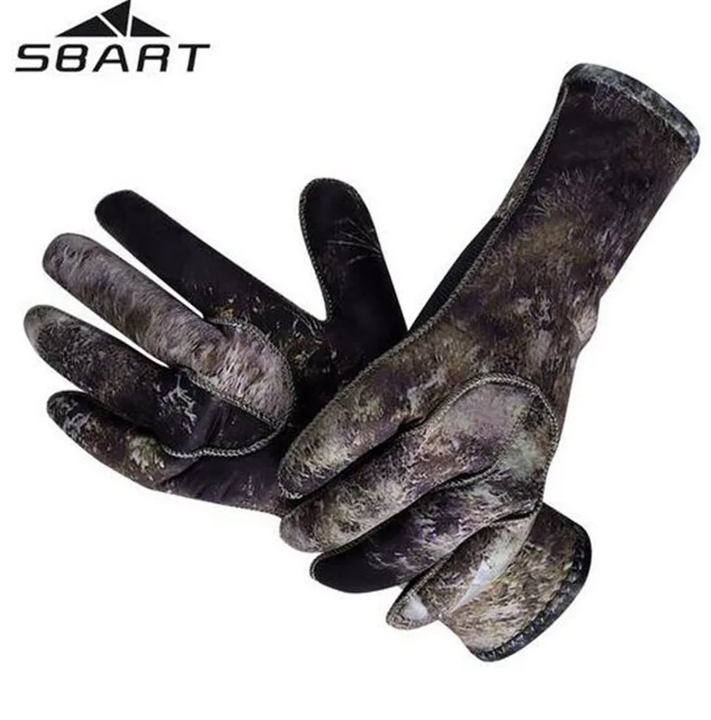 

SBART 3MM Neoprene Snorkeling Gloves Men Anti Scratch Jellyfish Winter Warm Gloves for Skiing Diving Spearfishing