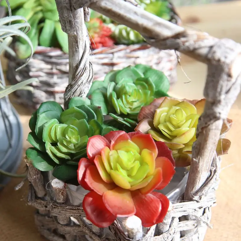 High Quality Green Artificial Succulent Plants Succulent For Home Decoration Wedding Party Decorative Succulents Balcony Decor High Quality Green Artificial Succulent Plants Succulent For Home Decoration Wedding Party Decorative Succulents Balcony Decor