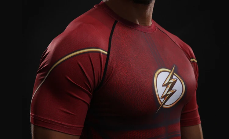 Мститель 3 бесконечные войны одежда флэш Футболка мужская быстросохнущая эластичная одежда для спортзала стрейч спортивные обтягивающие колготки рубашка