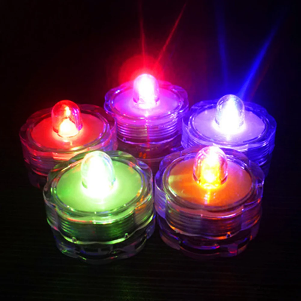 

Flameless LED Tea Light Battery Candle Floral LED Night Light Decoration Lamp Nightlight Great Gift For Kids