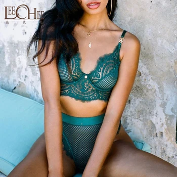 

New sexy European and American fashion accessories mesh lace lychee lace underwear WY201803