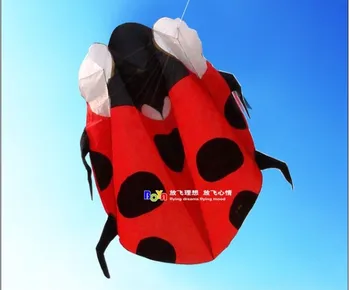 

flying kite ladybug large inflatable animals big kite flying single line kite soft beach fun pipas brinquedo ar livre atacado