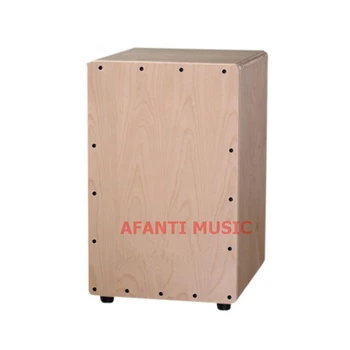 Afanti Music Birch Wood  Natural Cajon Drum (KHG-201)