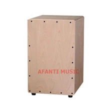 Afanti Music Birch Wood / Natural Cajon Drum (KHG-201)