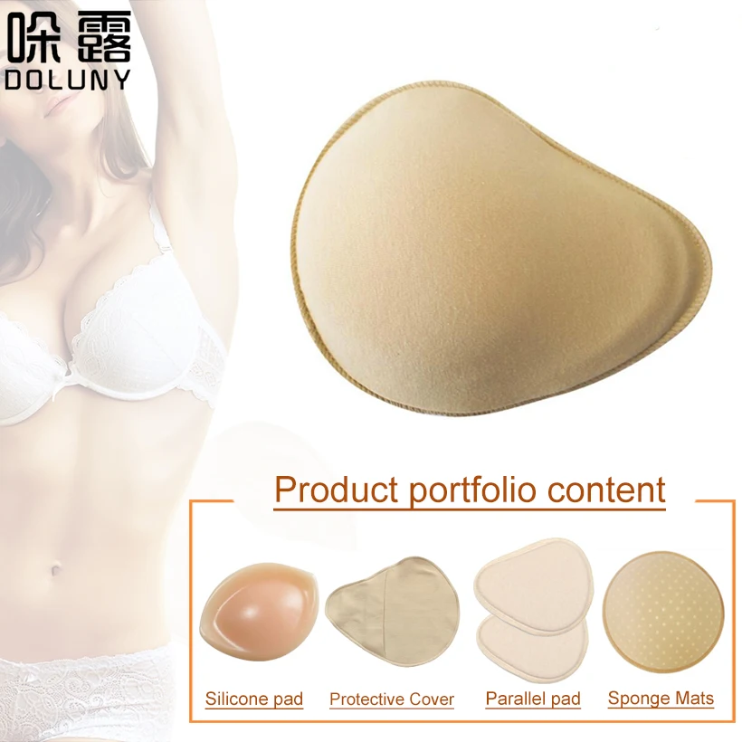 

Breast Protheses Breathable Postoperative Breast Lightweight Cotton Fake Chest Pad Silicone Breast Sponge Pad Fit Old Women D40