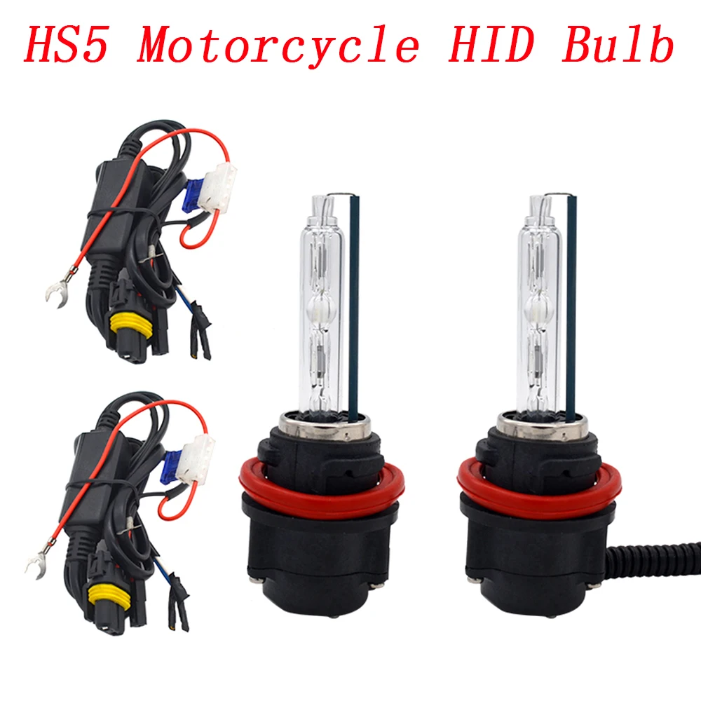 SKYJOYCE 55W HiLo Bixenon HS5 Motorcycle HID Bulb Kit DC 55W Fast Bright Ballast For PCX125 PCX 125 150 HS5 Motor Headlight Kit (8)