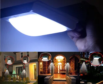 

10pcs Solar Powered Lamp 16 LED Energy saving Lamp Outdoor Wall Garden Yard Street Ray and Sound sensor activated light