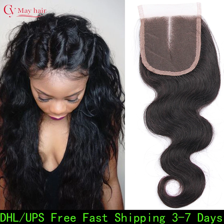 cheap brazilian body wave closure