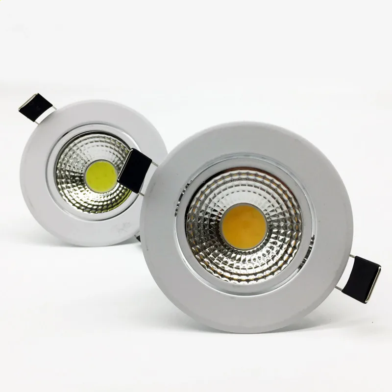 

LED COB Downlight Dimmable 3W 5W 7W 10W 12W Spot LED Recessed Ceiling Lamp Indoor Lighting Fixtures LED Spot Light