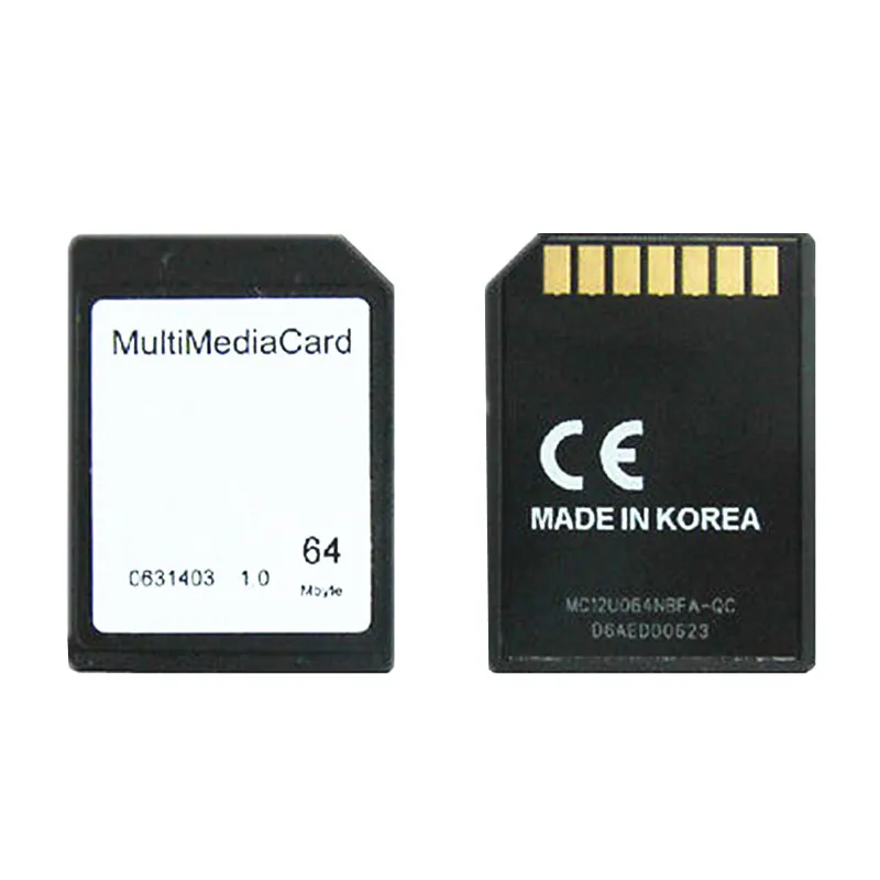 10 шт. в партии univolsion 7Pin 64MB MMC карта мультимедиа для сабвуфера/аудио автомобиля |