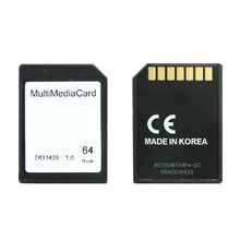 10 pcs um monte univoltage 7Pin 64 MB MMC Multimedia Card para áudio subwoofer/carro