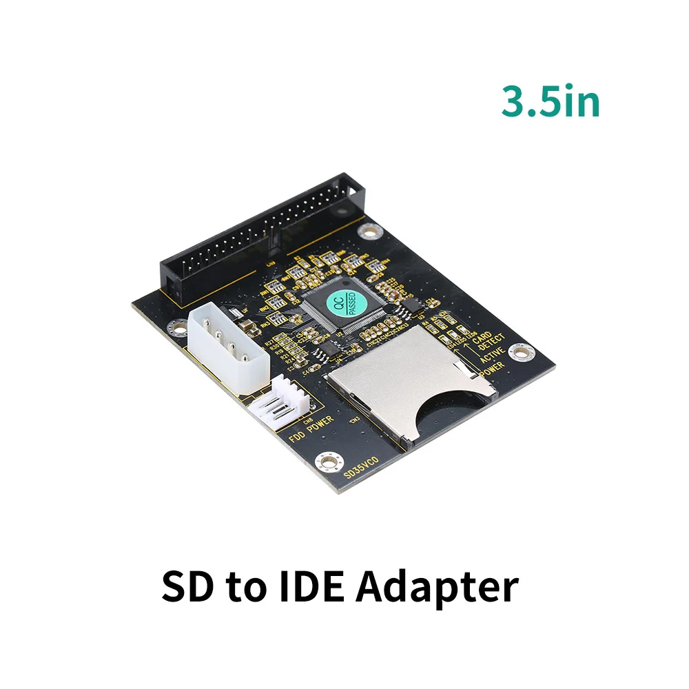3 5 &quot40Pin Мужской IDE/SATA адаптер жесткого диска Secure Digital карты памяти SD