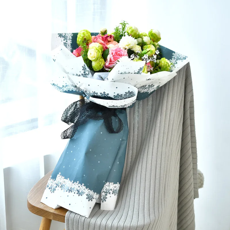 20pcs Langqing paper flower wrapping winter elements bouquet | Дом и сад