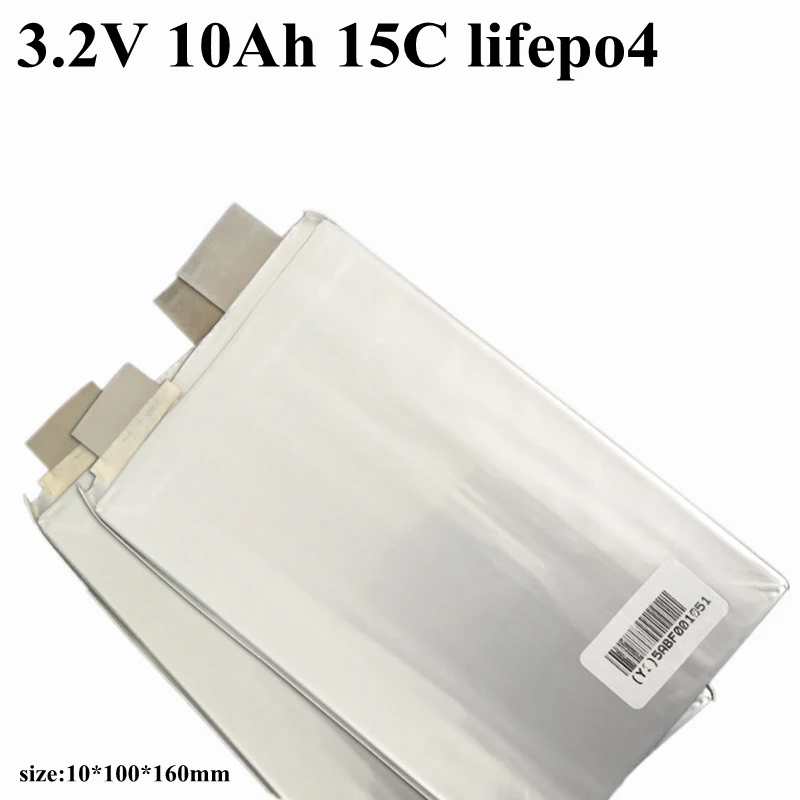 Аккумуляторная батарея lifepo4 8 шт./лот 3 2 в 10 А/ч 12 В 15C для самостоятельной сборки