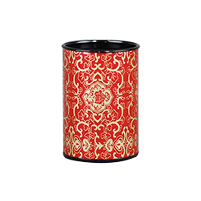 

Xin Jia Yi Packaging custom tin box paper pattern bronzing red green art paper exterior fashion pattern logo can be customized