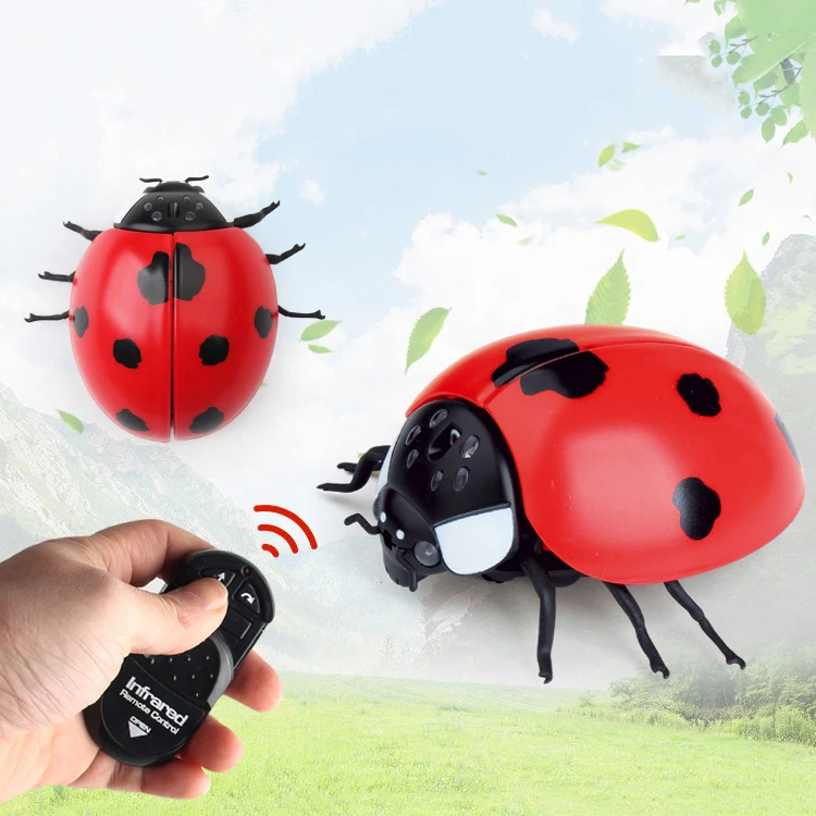 

Remote Ladybug Simulation Insects Toy Children Kids April Fools' Day Children's Toys Adult Remote Control Toys Dinosaur