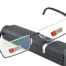 Экологичный Жесткий Тонкий чехол высокого разрешения Бизнес Стиль очки для чтения УФ покрытие ультра-светильник ручка+ 1+ 1,5+ 2+ 2,5+ 3+ 3,5+ 4