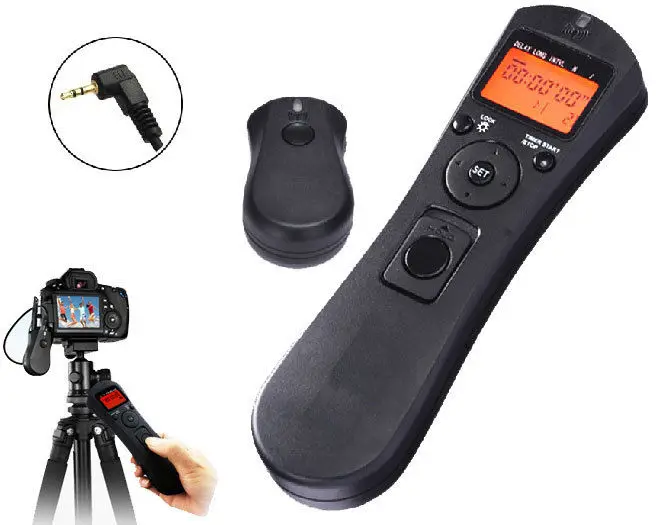 

JINTU 2.4G Wireless Timer Remote Shutter Release RS-60E3 for Canon EOS 450D 550D 650D 700D 750D 760D 77D 800D 60D 70D 80D 1300D