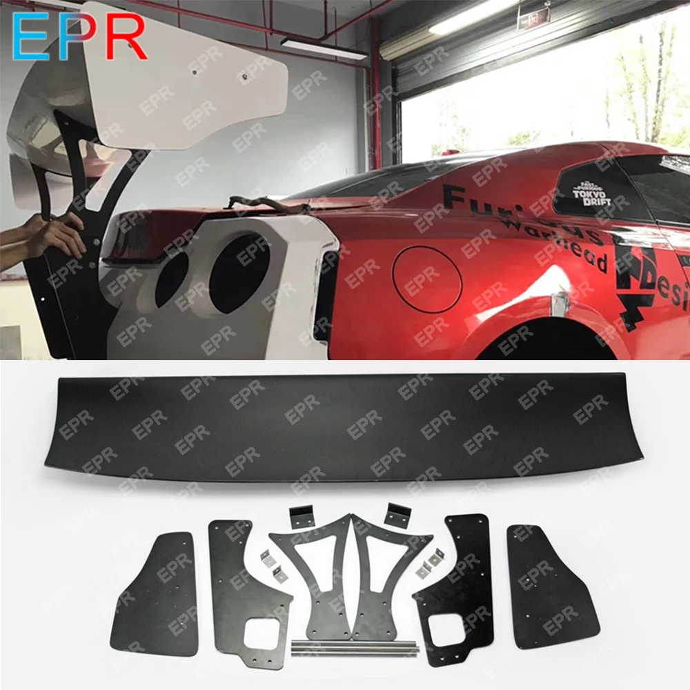 Для Nissan GTR R35 CBA DBA LBV2 стиль стекло волокно V3 задние наборы крыла Комплект кузова