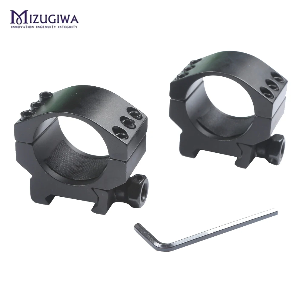 Low Profile 6 Bolts 30mm Ring Weaver Heavy Duty 20mm Picatinny Rail Base Scope Mount Rifle Scope Hunting Accessories Mizugiwa rifle scope mount rifle scope mount ring picatinny rail accessories