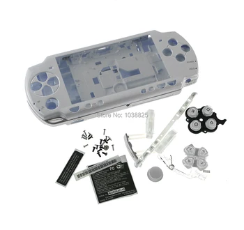 

10sets/lot Replacement for PSP2000 PSP 2000 Game Console Full Housing Shell Cover Case with Buttons Set(6 colors available)