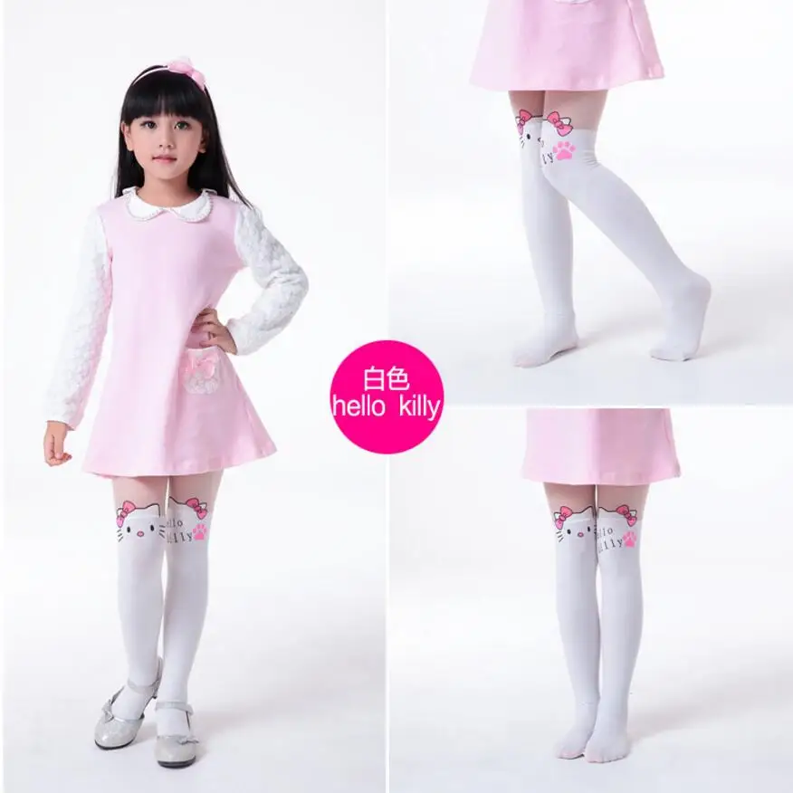 2-12T Spring summer Girl Cat Tights Autumn Baby Toddler Kids Girls Boys Cotton Tights Stockings Pantyhose Pants Trousers