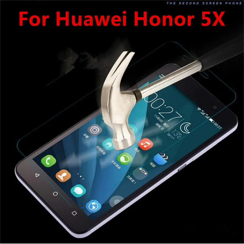 Xinchentech For Huawei Honor 5X/GR5/Honor X5 Case UltraThin 2.5D Premium Tempered Glass Screen Protective Film Cover Honor5X |