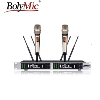 

Bolymic uhf wireless karaoke microphone Long Range professional wireless microphone