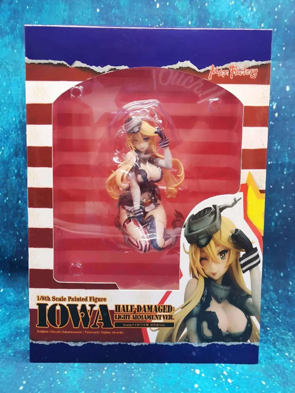 Аниме японская девушка Kantai Коллекция Айова свет панцири 1/8 весы ПВХ фигурку