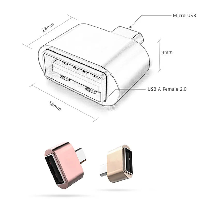 Micro USB адаптер OTG конвертер USB 3,0 конвертер Micro USB порт адаптер для зарядки синхронизации для samsung S8 huawei Mate9