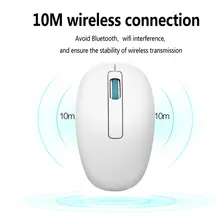 USB Беспроводная Бесшумная мышь 4 кнопки 2,4 ГГц 1600 dpi оптическая мышь Мыши для ноутбука Macbook PC компьютер с модным дизайном