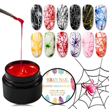 Гель-лак для ногтей RBAN, 5 мл, эластичный УФ-гель для рисования, для маникюра, отмачивается, УФ-Гель-лак для ногтей, Шелковый Гель-лак для ногтей, сделай сам