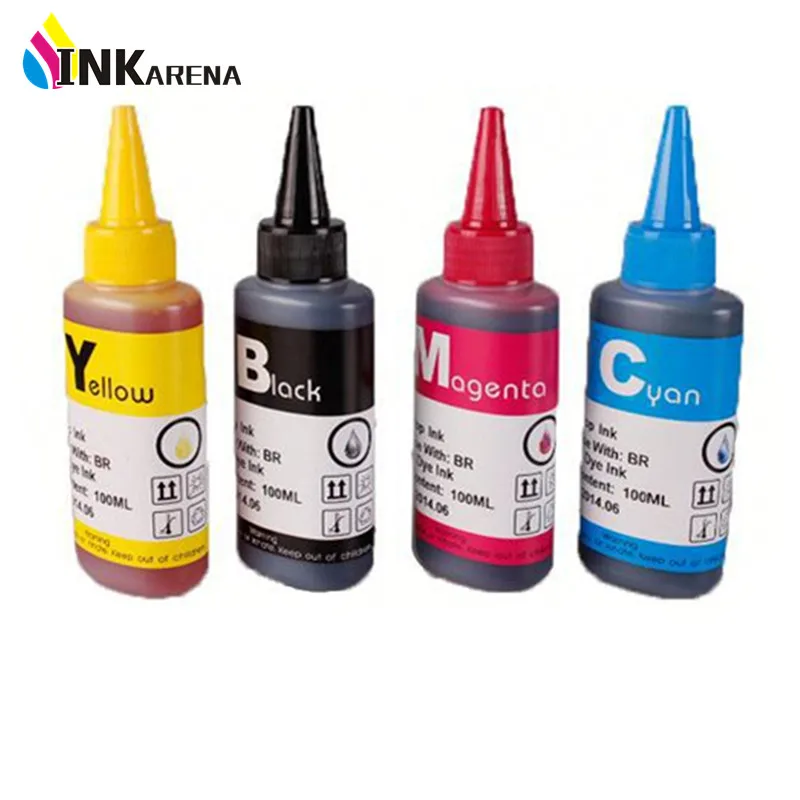 100ml Bottle Dye Ink Refill kit for Brother LC103 MFC J4510DW MFC