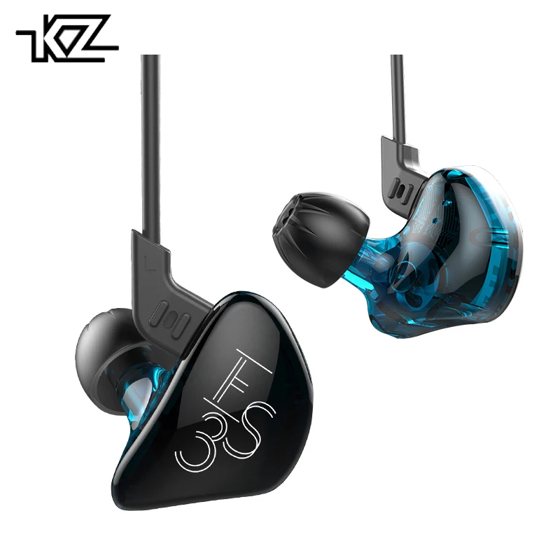 

Original KZ ES3 In Ear Earphone Balanced Armature With Dynamic Dual Unit Driver Noise Cancelling Headset With Mic fone de ouvido