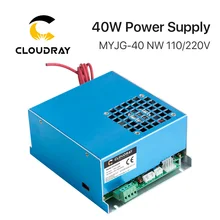 Cloudray 40 Вт CO2 лазерный источник питания MYJG-40 110 В 220 В для CO2 лазерной гравировки и резки 35-50 Вт MYJG