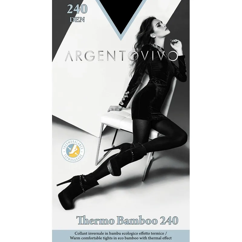 

Колготки женские Argentovivo Thermo Bamboo 240