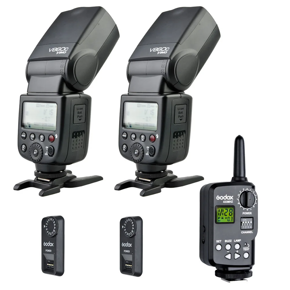 Godox V860C New Li ion Speedlite Flash With FT 16S Wireless Trigger