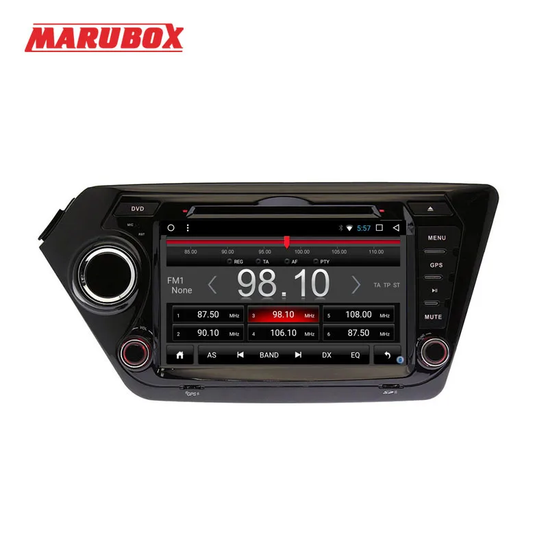 Top Marubox 2 Din Android 7.1 For Kia Rio Multimedia Car DVD Player K2 2010-2015 Quad Core 8" GPS Navigation Radio System 8A200DT3 1