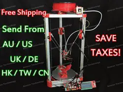 [SINTRON] Новый 3d принтер Kossel мини Полный комплект с автоматическим уровнем для RepRap rostock Delta, lcd 2004 контроллер, Fress доставка