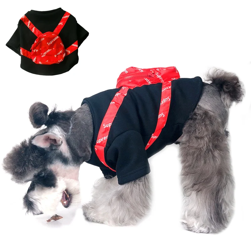 

HEYPET Pet Dog Clothes for Small Dogs French Bulldog Coat Security Jacket for Chihuahua Puppy Clothing Cat Costume with Backpack