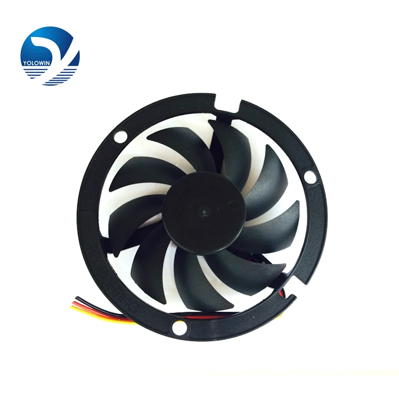 Computer Cooling Fan 80*80*15mm 2200RPM CPU Round 12V Cooler Fans Black