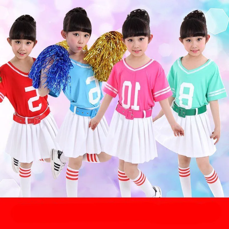 20pcs/lot Free Shipping Football Baby Costume Children Girls School