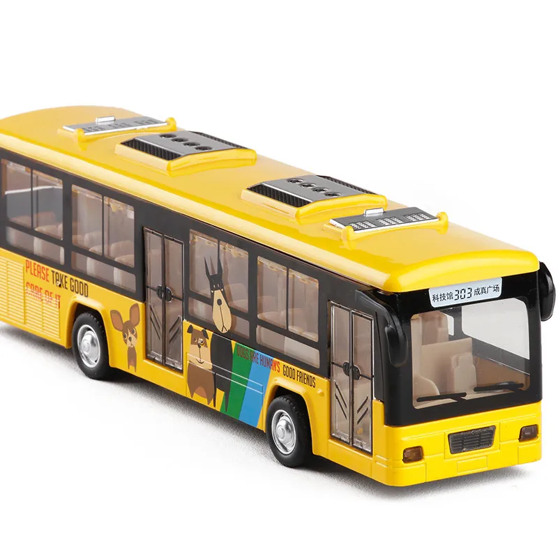 Buy High simulation City bus,148 alloy pull back bus