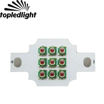 

DIY 9LEDS Cree XPE XP-E Led Lamp Light White 6000-6500K Warm White 3000-3200K Red 620NM Green 520NM Blue 470NM Led Emitter Light