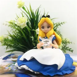 Haocaitoy фигурка игрушки кристаллический Аниме фигурки Алиса куклы ПВХ модель игрушки милый Keihin для сбора подарка 9 см