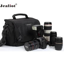 Jealiot Professional slr сумка для камеры сумка на плечо фото dslr цифровая камера сумка Противоударный видео объектив чехол для Canon 5d Nikon