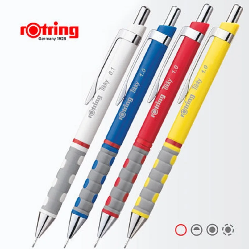 Немецкий механический карандаш rotring tikky 0,35& 0,5& 0,7& 1,0 студенческий карандаш для рисования Tikky 1 шт./лот